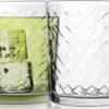 Circleware Chevron Huge Glassware Highball Tumbler Drinking Glasses
