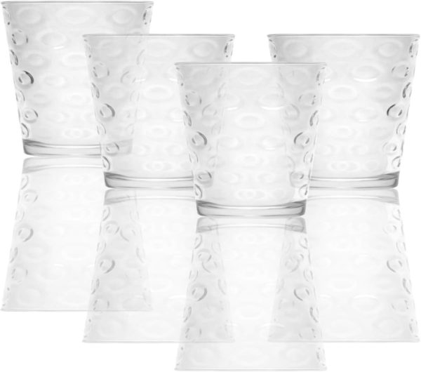 Circleware_Circles_Juice_Drinking_Glasses_4_piece Circleware Circles Juice Drinking Glasses - 4pcs
