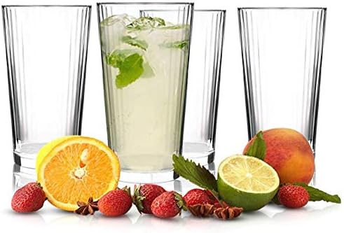 Circleware_Hill_Street_Huge_Set_of_10_Highball_Tumbler_Drinking_Glasses_15.75 Hill Street Huge Set of 10 Highball Tumbler Drinking Glasses