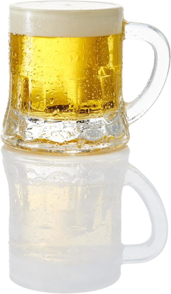 Circleware_Roadhouse_Mini_Mason_Beer_Mug_Heavy_Base_Glasses_Set Roadhouse Mini Mason Beer Mug Heavy Base Glasses Set of 6pcs