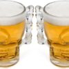 Circleware_Skull_Face_Beer_Mug_Drinking_Glasses_with_Handle Skull Face Beer Mug Drinking Glasses with Handle set of 2pcs