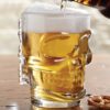 Circleware_Skull_Face_Beer_Mug_Drinking_Glasses_with_Handle_Set Skull Face Beer Mug Drinking Glasses with Handle set of 2pcs