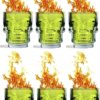 Circleware_Skull_Face_Heavy_Base_Whiskey_Shot Glasses,_Set_of_6 Circleware Skull Face Heavy Base Whiskey Shot Glasses Set of 6 pcs