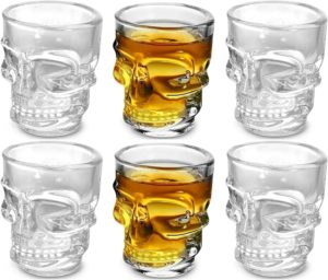 Circleware Skull Face Whiskey Shot