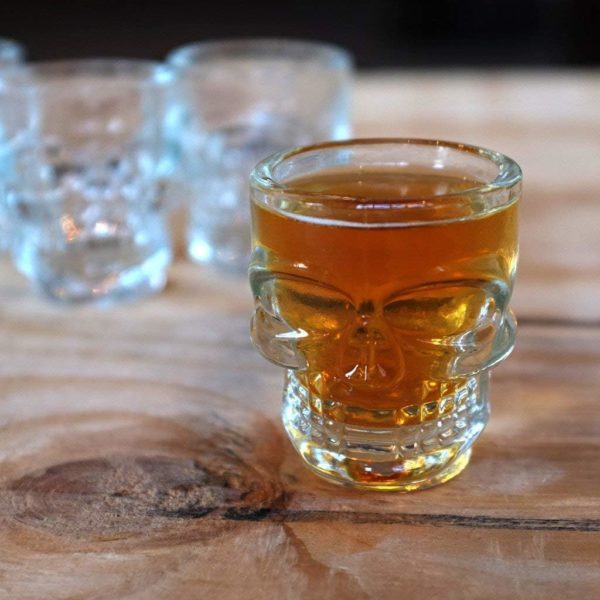 Circleware_Skull_Face_Heavy_Base_Whiskey_Shot Glasses,_Set_of_jpg Circleware Skull Face Heavy Base Whiskey Shot Glasses Set of 6 pcs