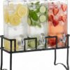 Circleware Triple Chalkboard Beverage Dispensers